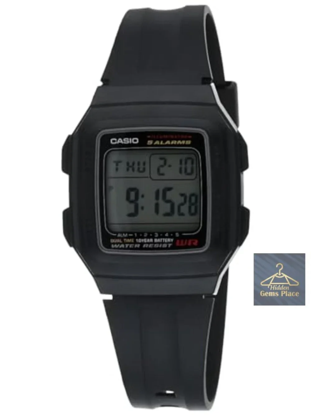 Casio Men's Digital Sport Watch - Quartz, Alarm, Stopwatch, Square Dial
